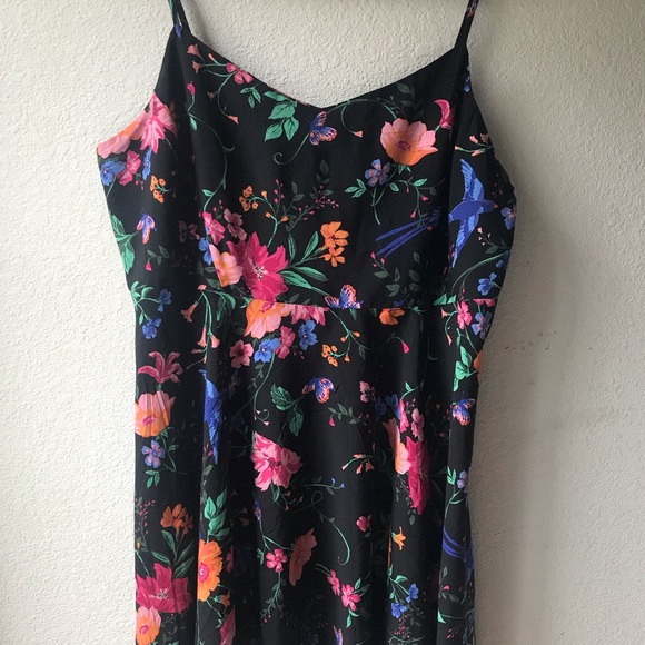 Floral and bird print dress - Picture 1 of 7